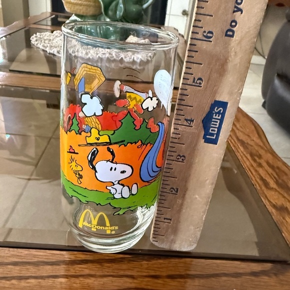 Vintage 1950-1968 Charlie Brown Camp Snoopy Collection Drinking Glass - Picture 4 of 4